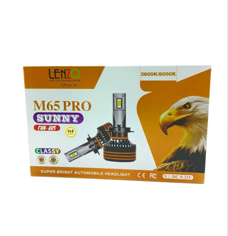 هدلایت اورجینال مدل M65 Pro آفتابی لنزو Lenzo با گارانتی