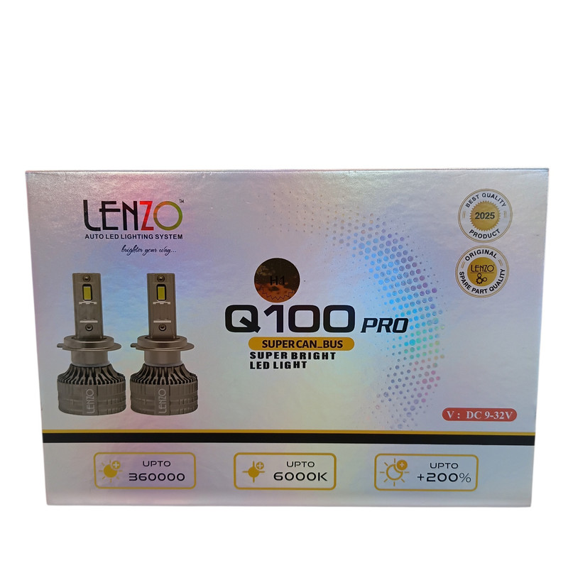 هدلایت اورجینال قوی مدل Q100 Pro لنزو Lenzo با گارانتی
