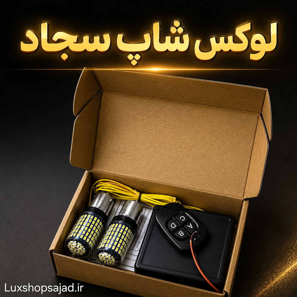پک تخفیفی کیت فلاشر عربی ۱۴ حالته + لامپ ۱۴۴ تایی سفید تک کنتاک