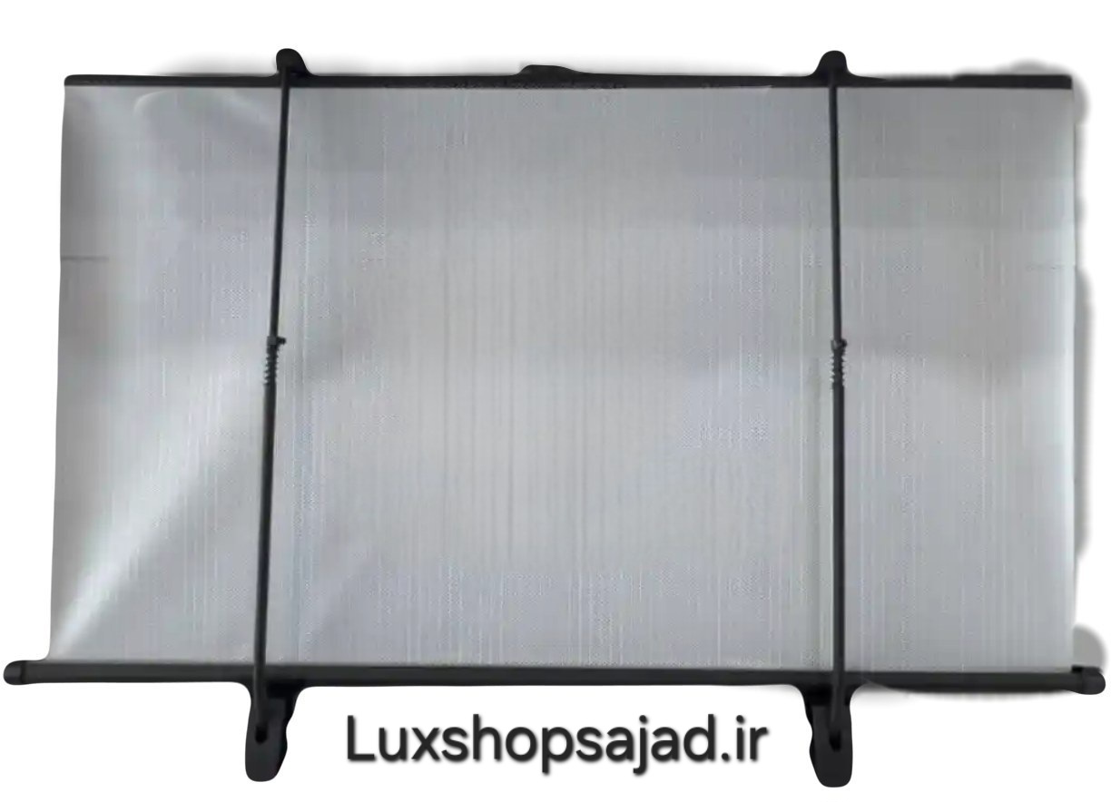 پرده عقب کشویی سفیدساده تایوانی ۲ میل ELX درجه یک