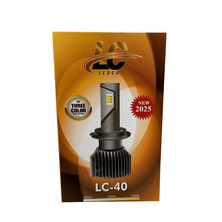 هدلایت اورجینال قوی ۳ رنگ LC40 لدکو با یک سال گارانتی