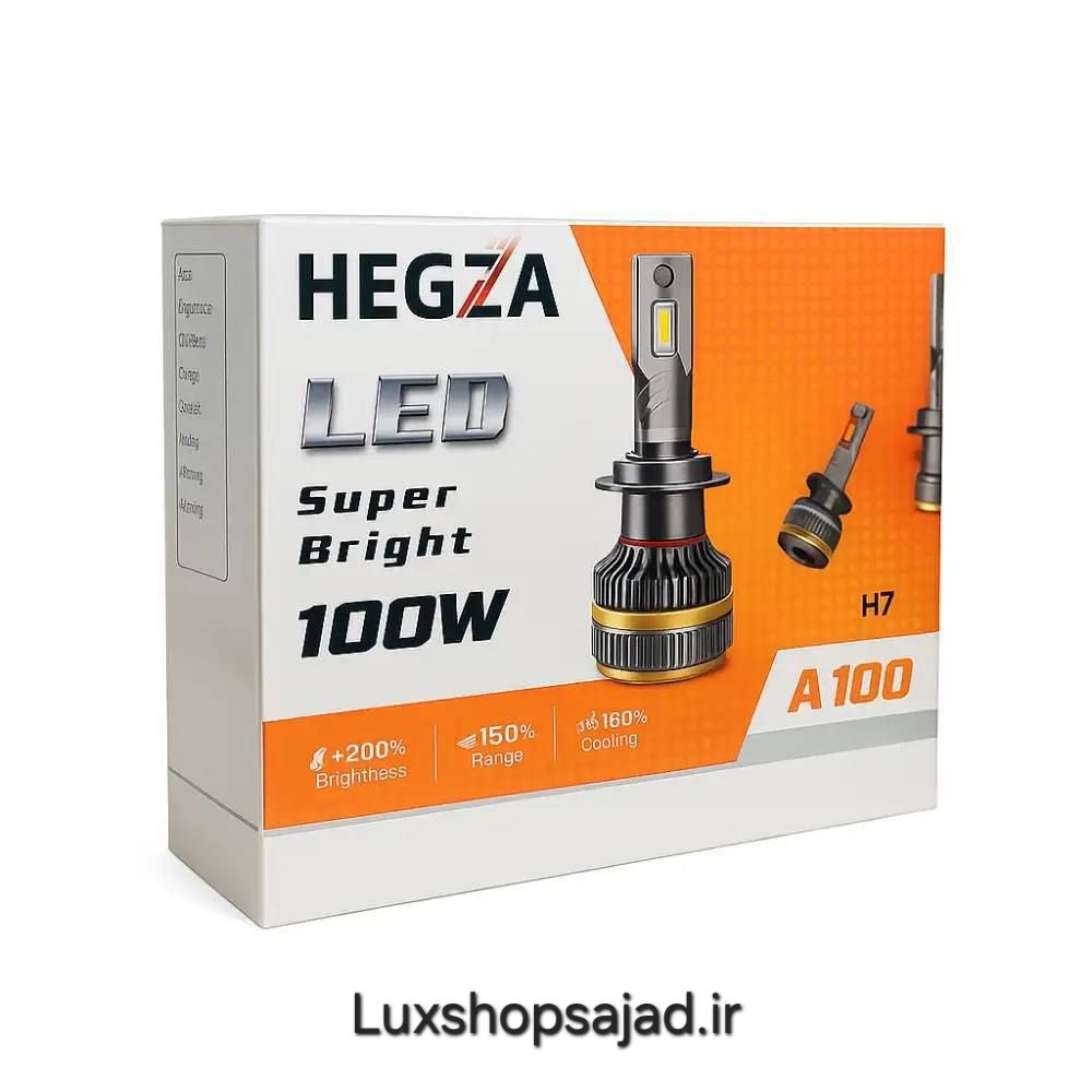 هدلایت اورجینال رده آخر هگزا A100 توان ۱۰۰ وات واقعی درجه یک