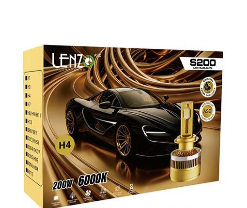 هدلایت رده آخر پرنور لنزو S200 در ۳ پایه با یک سال گارانتی