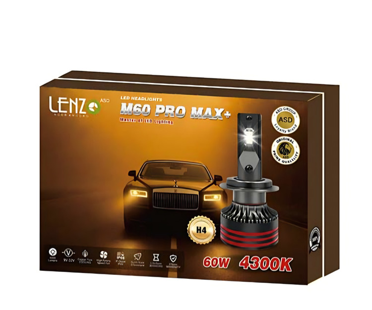 هدلایت قوی آفتابی نچرال لنزو M6۰ Promax در ۳ پایه با یک سال گارانتی