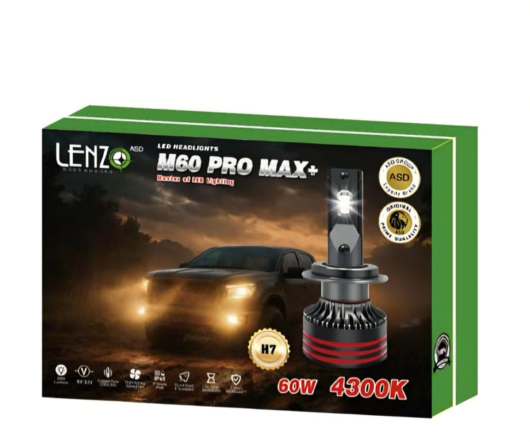 هدلایت قوی آفتابی نچرال لنزو M6۰ Promax در ۳ پایه با یک سال گارانتی