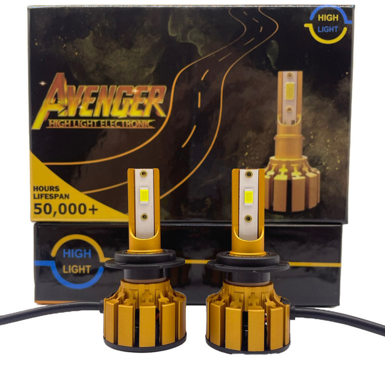 هدلایت اورجینال پرنور دورنگ اونجر Avenger پایه H4 با گارانتی
