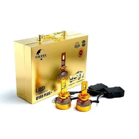 هدلایت اورجینال خیلی قوی Q180 Plus لنزو با گارانتی پایه H4 و H7