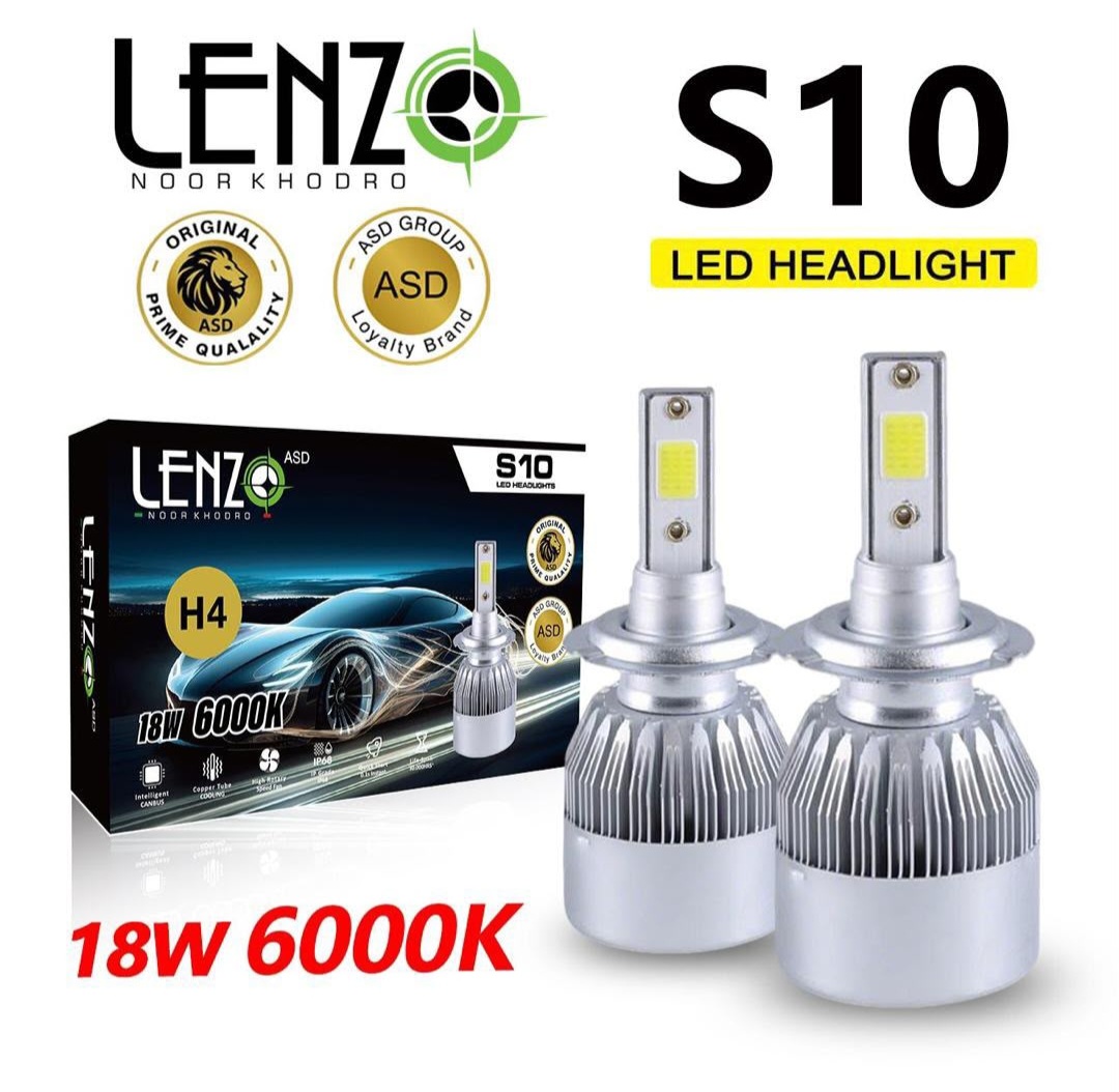 هدلایت اقتصادی لنزو S10 در ۳ پایه با یک سال گارانتی