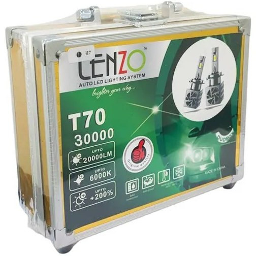 هدلایت اورجینال رادیاتوری T70 لنزو Lenzo پایه H4 با گارانتی